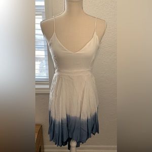 White and Blue Dress